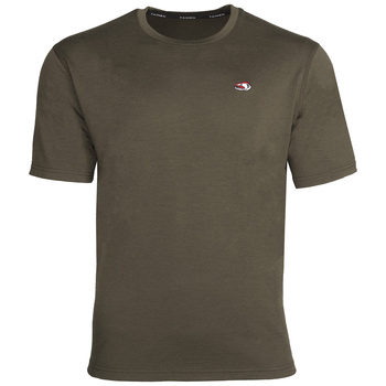 Camiseta de merino de manga corta Taimen Ider - Olive