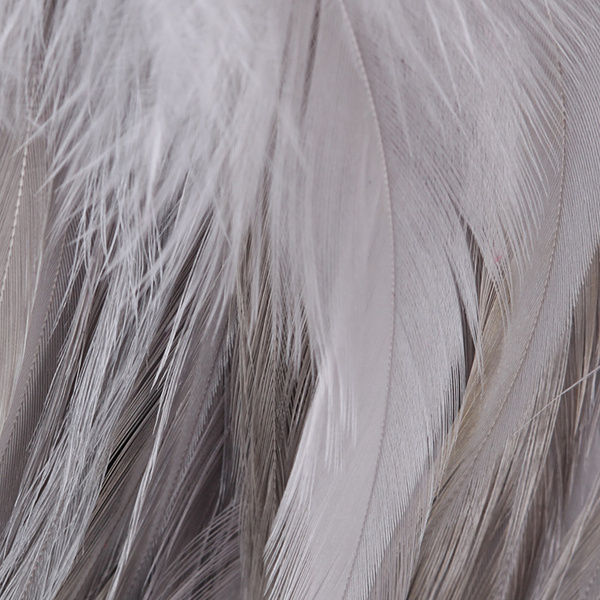 Hareline plumas de colgadera de gallo chino ensartadas 5-7