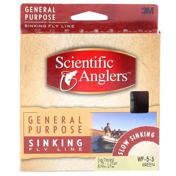 Línea de mosca Scientific Anglers General Purpose Sinking Lines Olive Green