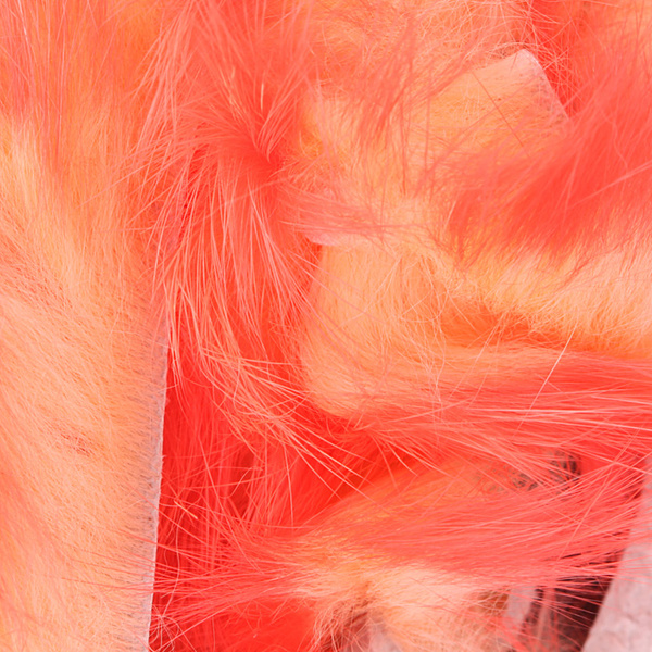 Hareline tiras de piel con pelo de conejo de corte transversal Flesh Two Tone