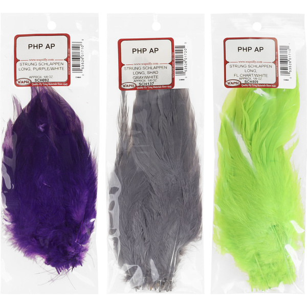 Wapsi Plumas de schlappen ensartadas