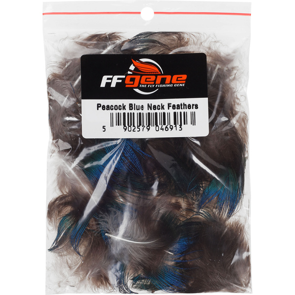 FFGene Plumas azules del cuello de pavo real