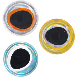 Ojos para moscas FFGene Soft Jurassic 3-D Eyes