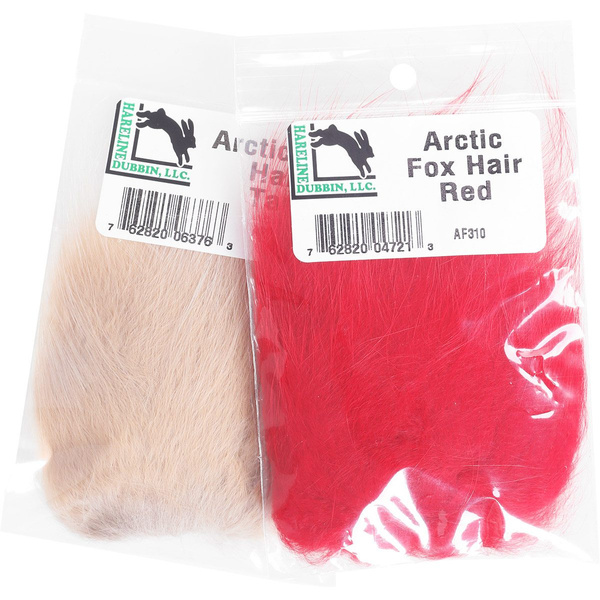 Parche de piel con pelo de zorro ártico Hareline