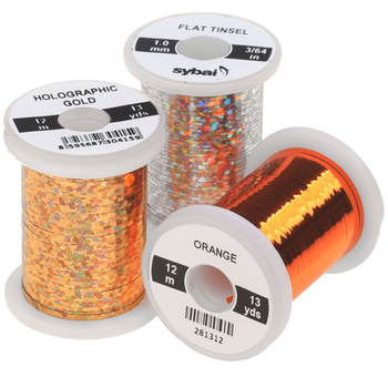Lameta plana Sybai Flat Tinsel 1 mm