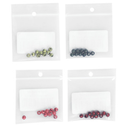 Cuentas de tungsteno FFGene Tungsten Anodized Slotted Beads