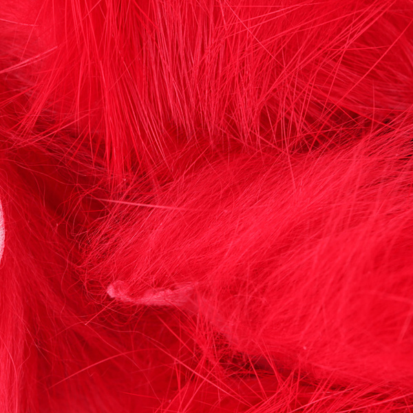 Hareline tiras de piel con pelo de conejo de corte transversal