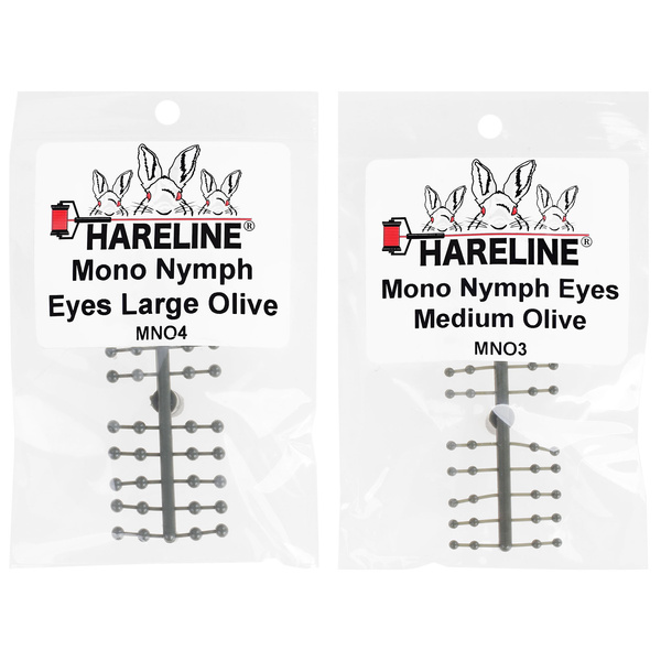 Ojos para moscas Hareline Mono Nymph Eyes