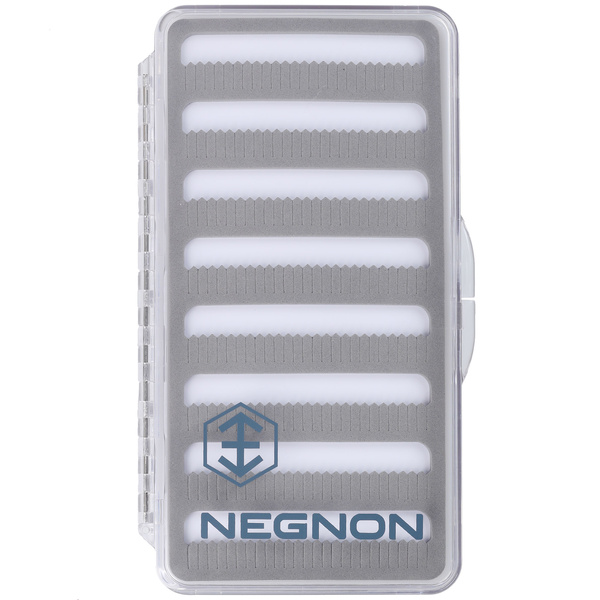 Caja de moscas Negnon Clear Slim - grande