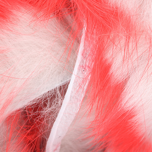 Hareline tiras de piel con pelo de conejo de corte transversal Flesh Two Tone
