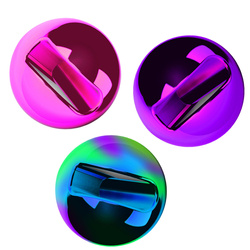 Cuentas de tungsteno FFGene Tungsten Slotted Bright Beads-4