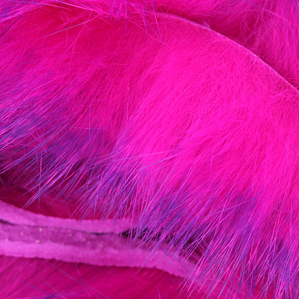 Hareline Tiras de piel de conejo con pelo de corte transversal Two Toned