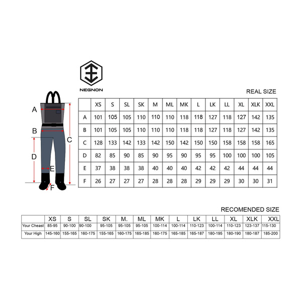Vadeadores transpirables Negnon Gamma Velorum