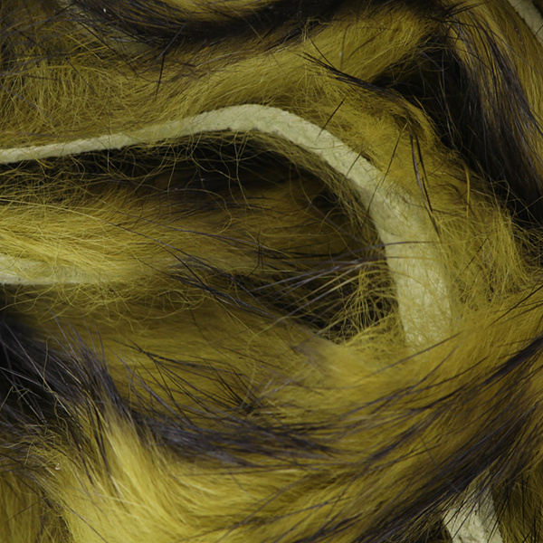 Hareline Tiras de piel de conejo con pelo Two Toned