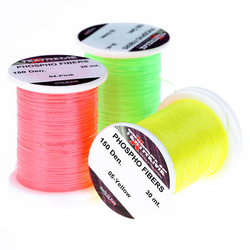 Lameta plana fosforescente Textreme Phospho Fibers 150 den