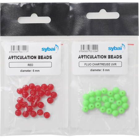 Cuentas de articulación Sybai - 6mm