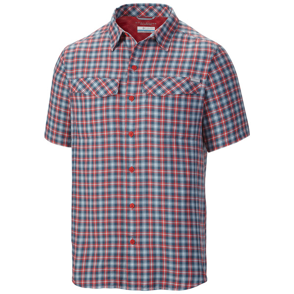 Camisa de pesca de manga corta Columbia Silver Ridge Multi Plaid