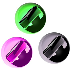 Cuentas de tungsteno FFGene Tungsten Slotted Bright Beads-2