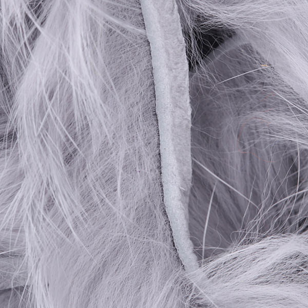 Hareline tiras de piel con pelo de conejo de corte transversal