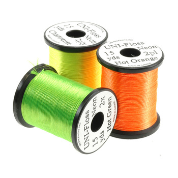 Hilo tipo floss fluorescente Uni Floss Neon