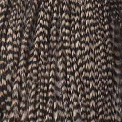 Hareline medio cuello de plumas