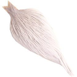 Capa de plumas del cuello de gallo Whiting Silver