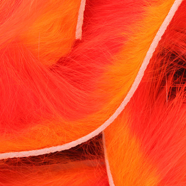 Hareline Tiras de piel de conejo con pelo Two Toned