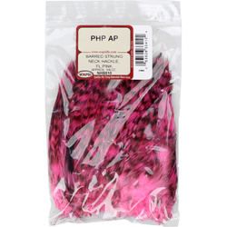 Wapsi Plumas de hackle barradas de cuello de gallo ensartadas