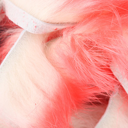 Hareline tiras de piel con pelo de conejo de corte transversal Flesh Two Tone