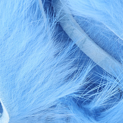 Hareline tiras de piel con pelo de conejo de corte transversal
