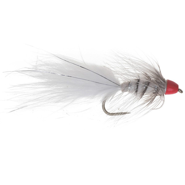 Cone Head Buggers Blanco Rojo