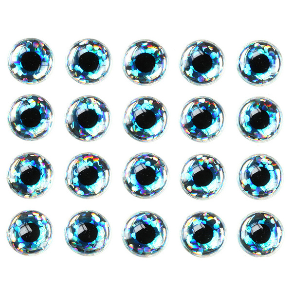 Ojos para moscas Sybai 3D Epoxy Eyes Holographic