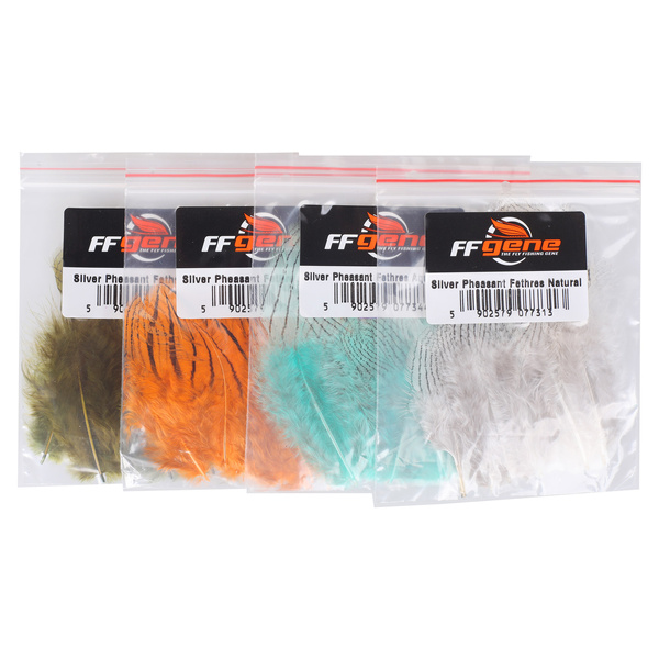 FFGene Plumas de faisán plateado