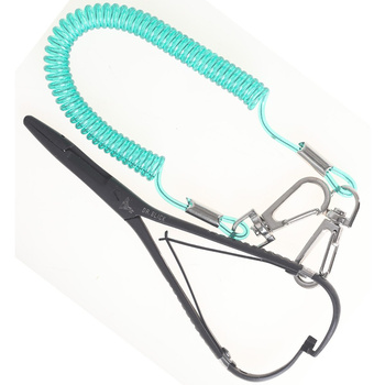Forceps negros tipo manopla con tijera Dr Slick 4.75 pulgadas