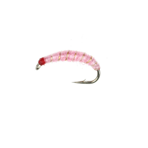 CZ Ninfa acanalada de oro rosa (323)