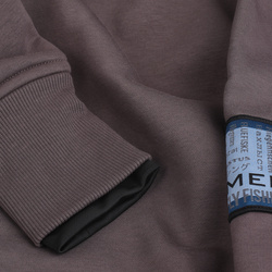 Sudadera con capucha y bordado Taimen Menza - Grey