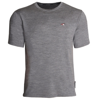 Camiseta de merino de manga corta Taimen Ider - Grey
