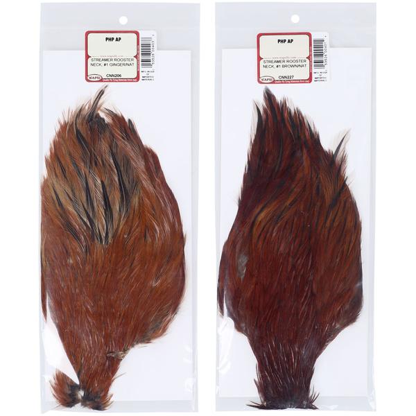 Pluma del cuello de gallo para streamers Wapsi