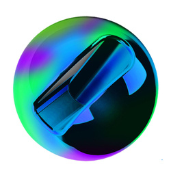 Bolas de tungsteno ranuradas brillantes FFGene