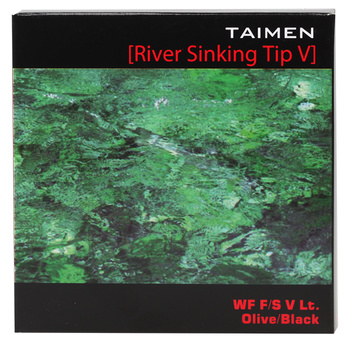 Línea de mosca con punta hundida Taimen River V WF-F/S5 Olive/Black