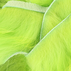 Hareline tiras de piel con pelo de conejo de corte transversal