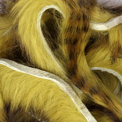 Tiras estrechas de piel de conejo con pelo Micro Pulsator Hareline
