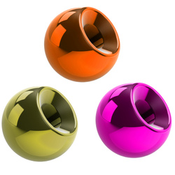 FFGene Regular Tungsten Beads Metallic