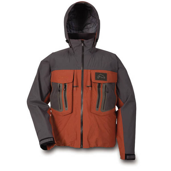 Chaqueta Simms G4 Pro Carbón/Naranja