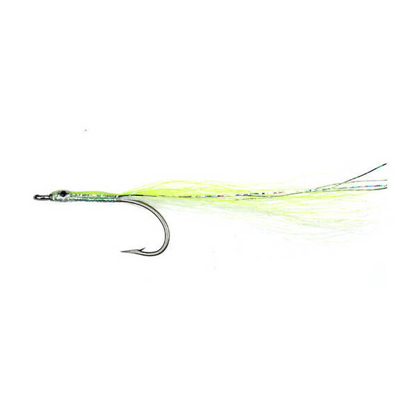 Epoxy Mini-Minnows Chartreuse/Blanco (013)