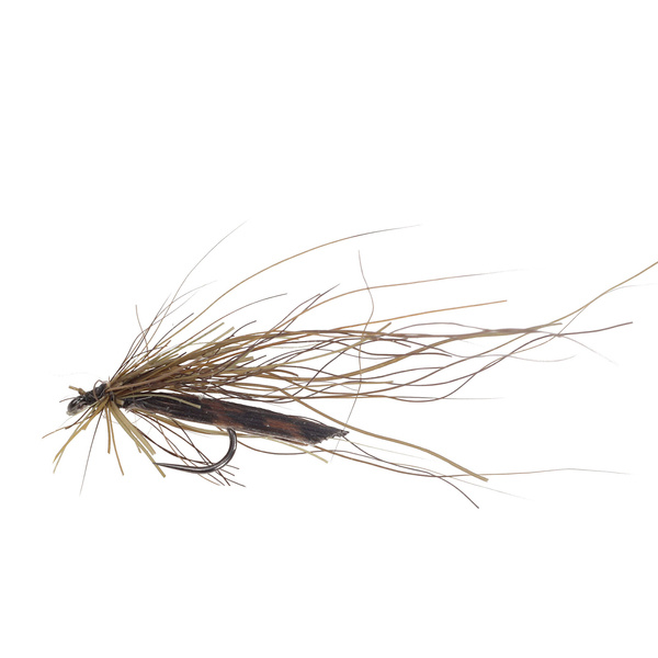 Hair Hacke Spackled Brown Caddis